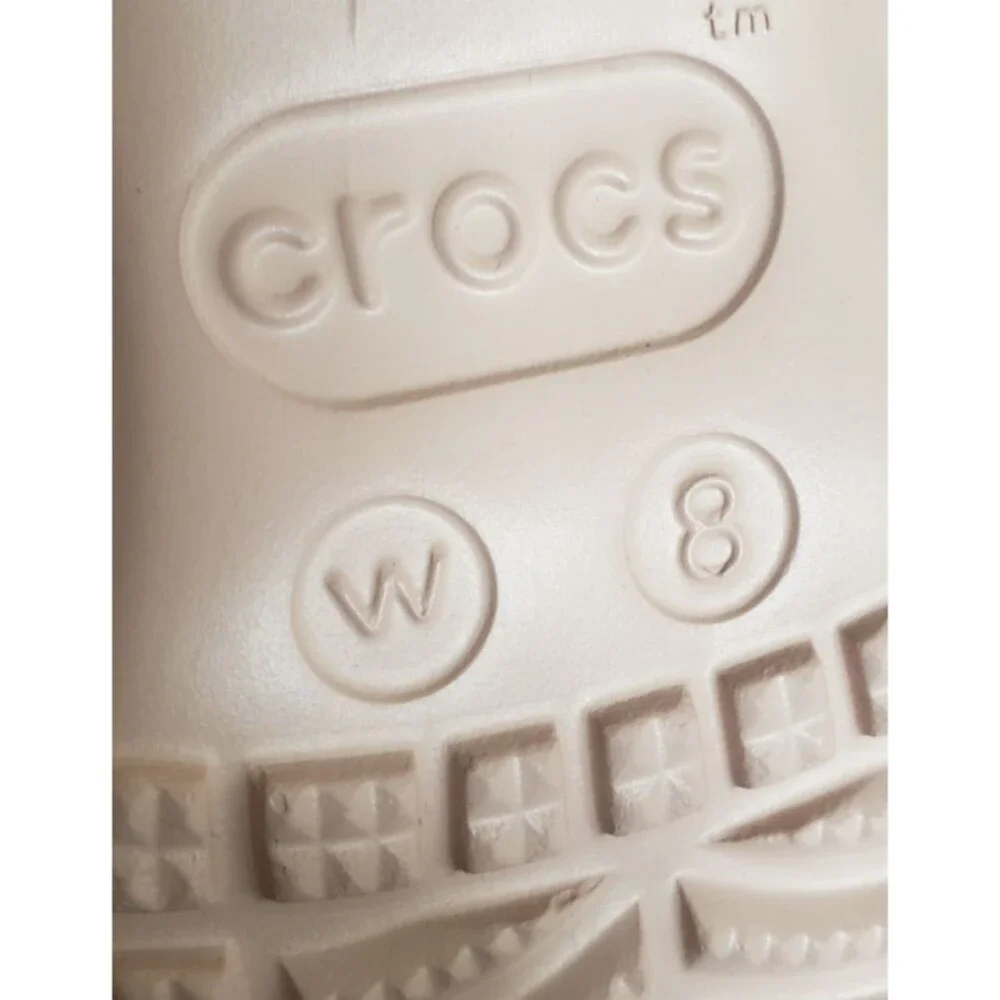 Crocs Classic Platform Clog Pink Lifted Clogs Women's Size 8 Comfort Shoes NEW - Picture 9 of 10